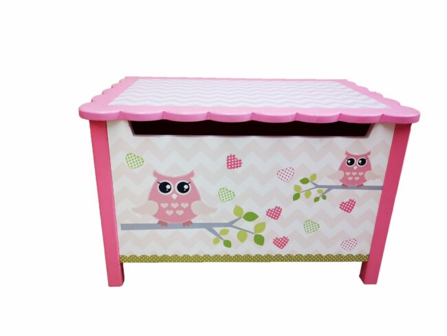 STORAGE BOX OWL 48X32X29,5CM