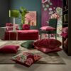 CUSHION COVER FLUFFY RED PLUM 45X45CM - Image 3