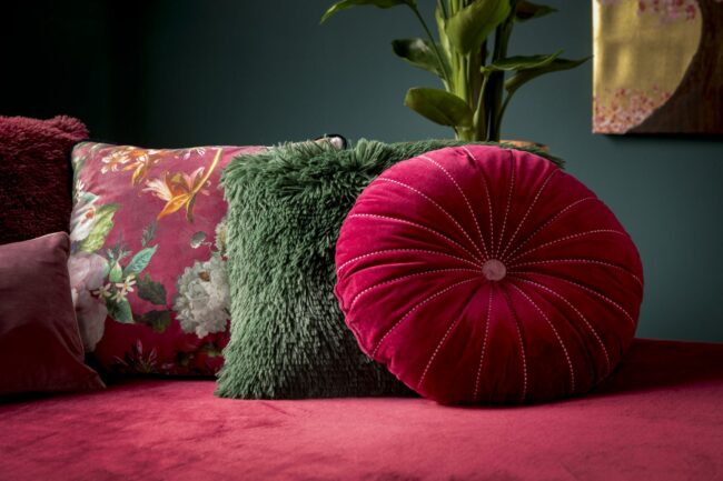 CUSHION COVER MAAN RED PLUM 50CM - Image 4