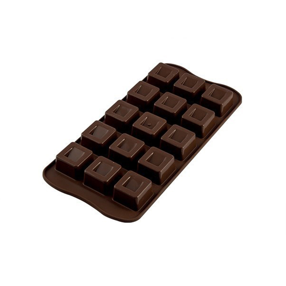 EASY CHOCOLATE SILICONE MOULD CUBO 26X26XH18MM - Image 2