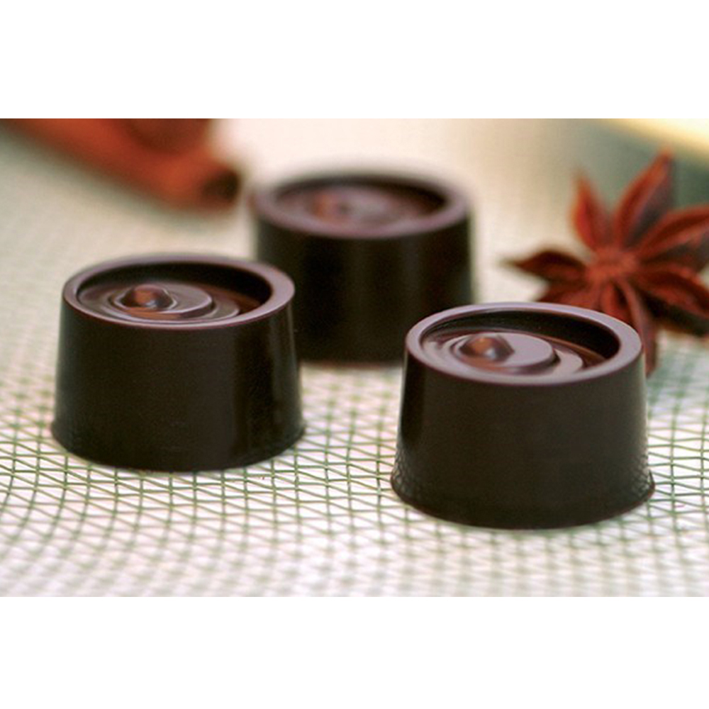 EASY CHOCOLATE SILICONE MOULD VERTIGO 241X28XH20MM