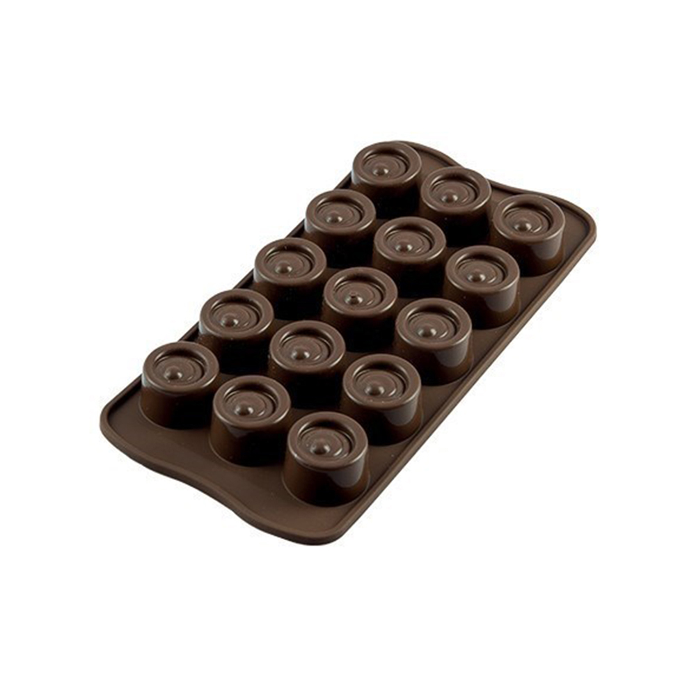 EASY CHOCOLATE SILICONE MOULD VERTIGO 241X28XH20MM - Image 2