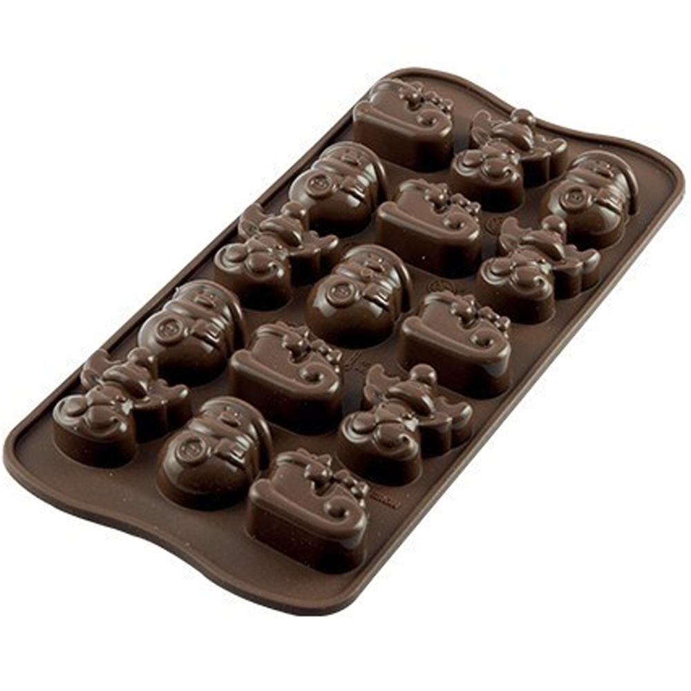 EASY CHOCOLATE SILICONE MOULD SCG23 CHOCO WINTER - Image 2