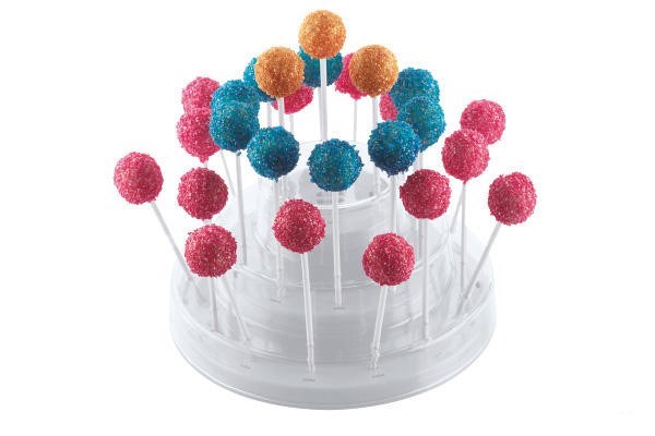 WHITE POPS STAND - THREE DECK DISPLAY