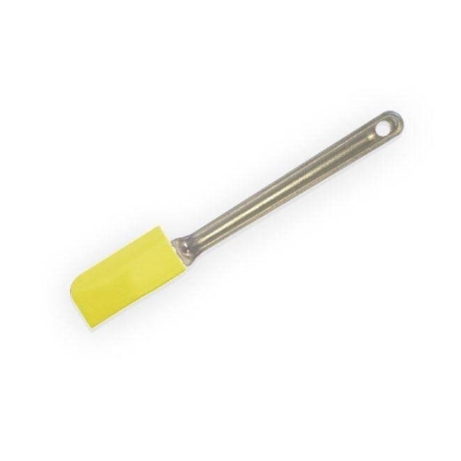 SMALL SILICONE SPATULA YELLOW 245X250XH10MM