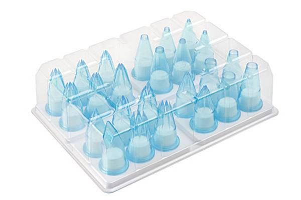 SET 24 POLYCARBONATE PASTRY SHEF TUBES