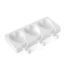 SET OF 4 MINI EASY CREAM HEARTS 67X55XH18MM