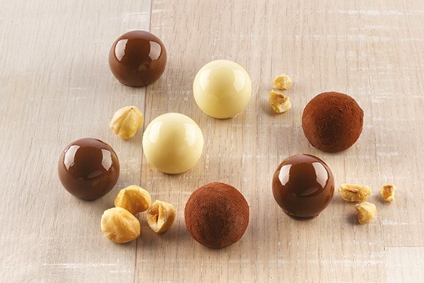 EASY CHOCOLATE SILICONE MOULD SCG50 CHOCO TARTUFINO