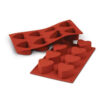 CLASSIC SILICONE MOULD HEARTS 190X370XH35MM