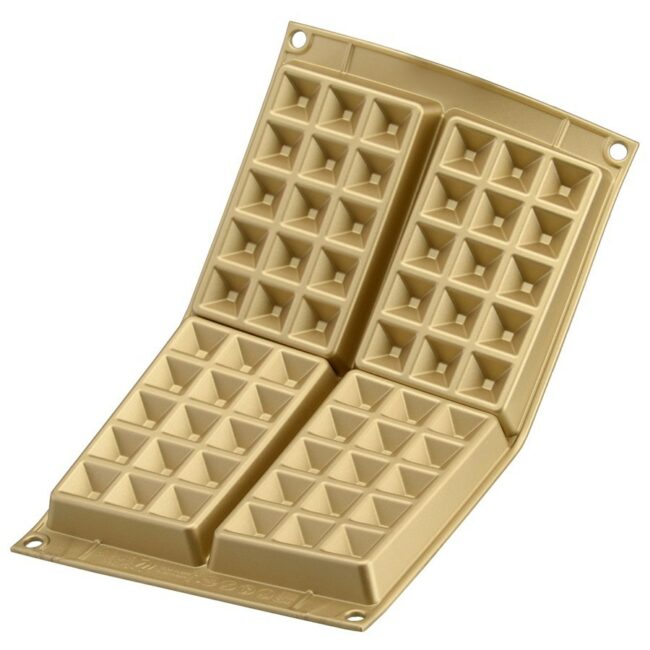 SF155 SILICONE MOULD WAFFLE 130 x 81 x 17mm - Image 4