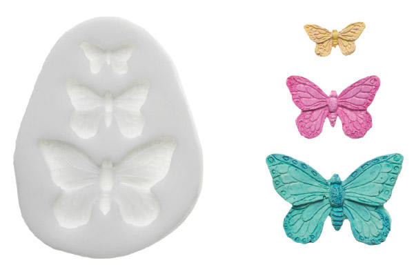 SUGARFLEX SILICONE MOULD BUTTERFLIES