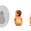 SUGARFLEX SILICONE MOULD SLEEPING BABY