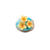SILICONE MOULD FRANGIPANI FLOWER LIGHT BLUE 100X135XH300MM