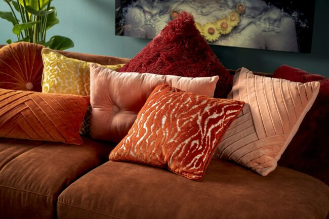 CUSHION COVER CUSHION GIDI MUTED CLAY 45X45CM - Image 4