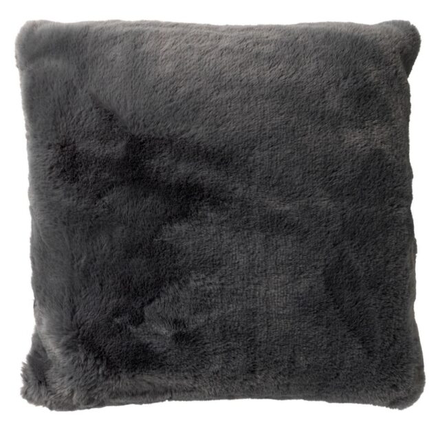 CUSHION COVER ZAYA DARK GRAY 45X45CM