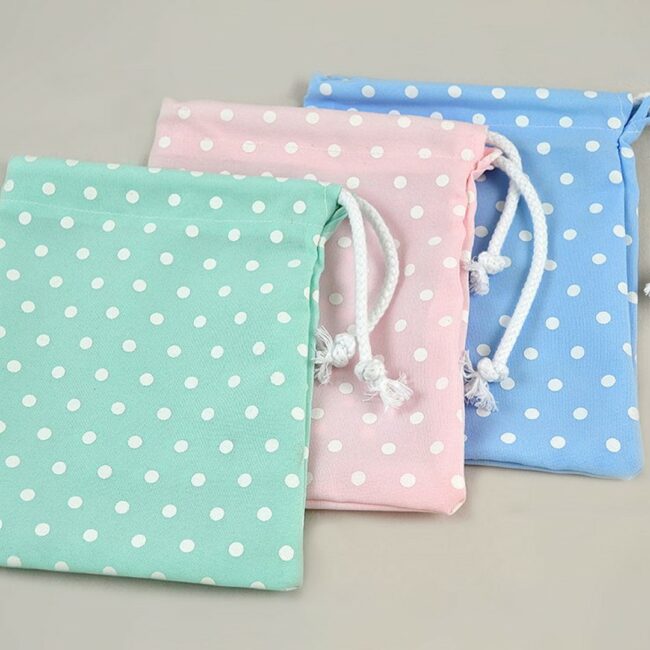 DOTS MINIMAT POUCH WITH CORD 14X20CM