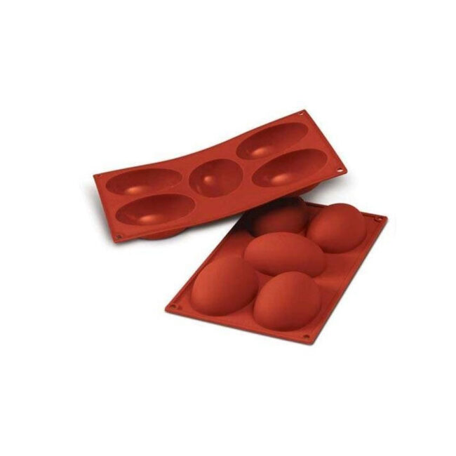 CLASSIC SILICONE MOULD HALF EGG 650ML 102X73XH36MM