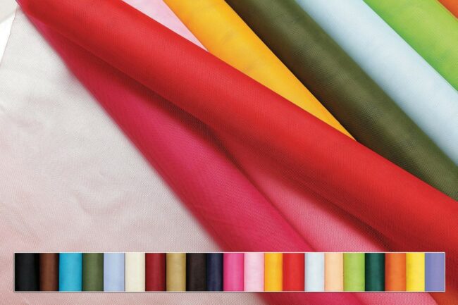 PLAIN TULLE 85CMX20MT