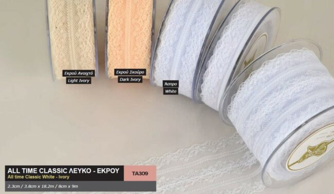 ALL TIME CLASSIC WHITE / IVORY 2.3CMX18MT