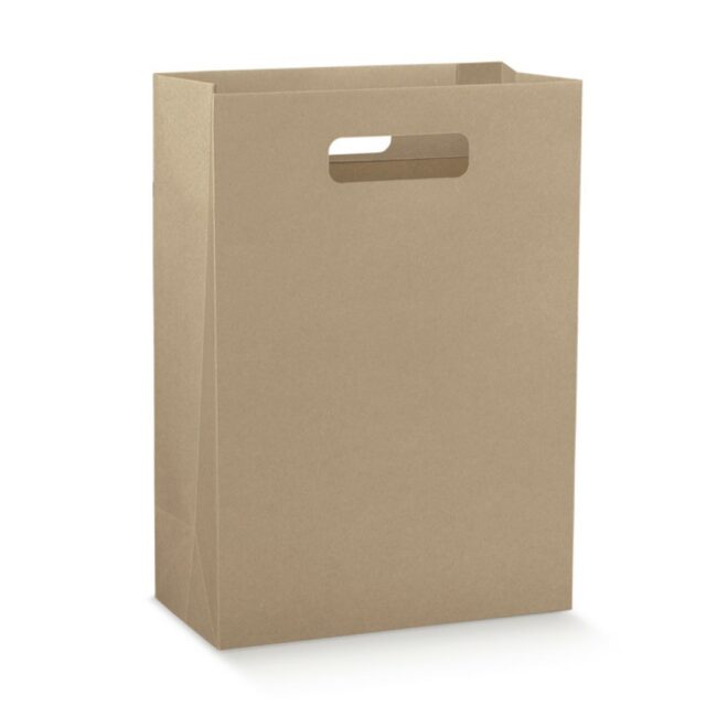 SHOPPER CON FORO FONDINO SEPARATORE AVANA 190X90X380MM