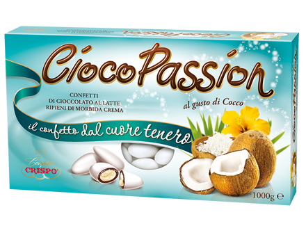 CONFETTI CRISPO CIOCOPASSION COCONUT 1000g