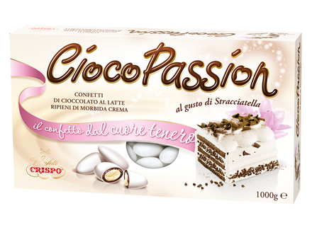 CONFETTI CRISPO - CIOCO PASSION - 1kg - STRACCIATELLA
