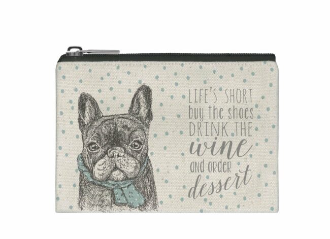 PURSE - FRENCH BULLDOG 13.5x10x0.7CM