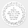LEAF COASTER ''FRIEND, NICEST THING'' 10X10X0.8CM