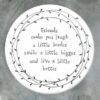 LEAF COASTER FRIENDS LAUGH LOUDER 10X10X0.8CM - Image 2