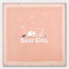 LARGE KEEPSAKE BOX BABY GIRL 21X12X21CM