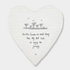 HEART COASTER ''FRIENDS WE MEET, ENJOY'' 10X11X0.5CM