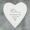 HEART COASTER-FRIENDS BECOME FAMILY 10X11X0.5CM - Image 2