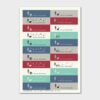 S/22 STICKER SHEET-CREAM XMAS RIBBONS 21X29.5CM - Image 2
