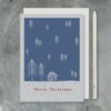 WINTER LAND CHRISTMAS CARD - CABIN IN THE WOODS 12x16.5x0.5CM - Image 2