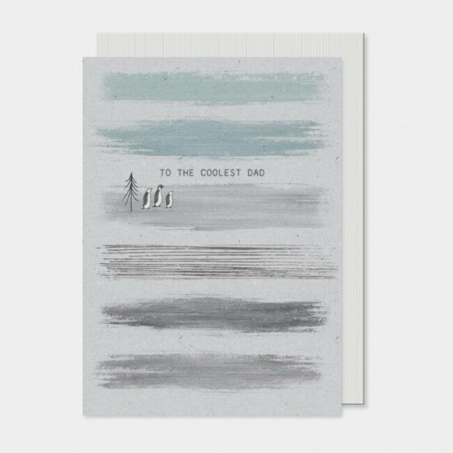 COLOUR WASH CARD - COOLEST DAD 12X16.5X1CM