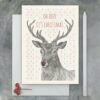ANIMAL CARD ''OH DEER IT'S CHRISTMAS'' 12X16.5X0.5CM - Image 2