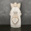WHITE WASHED GUARDIAN ANGEL DAUGHTER 6X3X14CM - Image 2