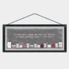 CHRISTMAS SIGN - IT'S NOT WHAT'S UNDER THE TREE 20X10X0.7CM