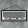CHRISTMAS SIGN - IT'S NOT WHAT'S UNDER THE TREE 20X10X0.7CM - Image 2