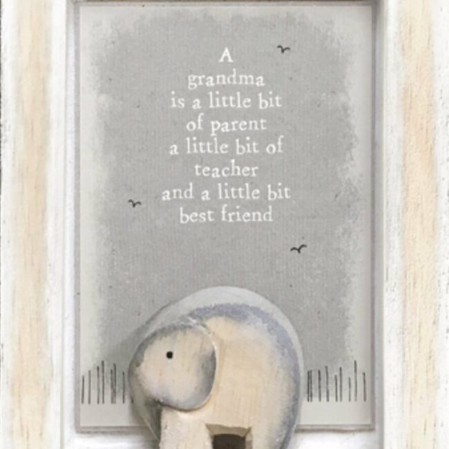 NURSERY PICTURE-'A GRANDMA IS...'  10X12.5X2.5CM