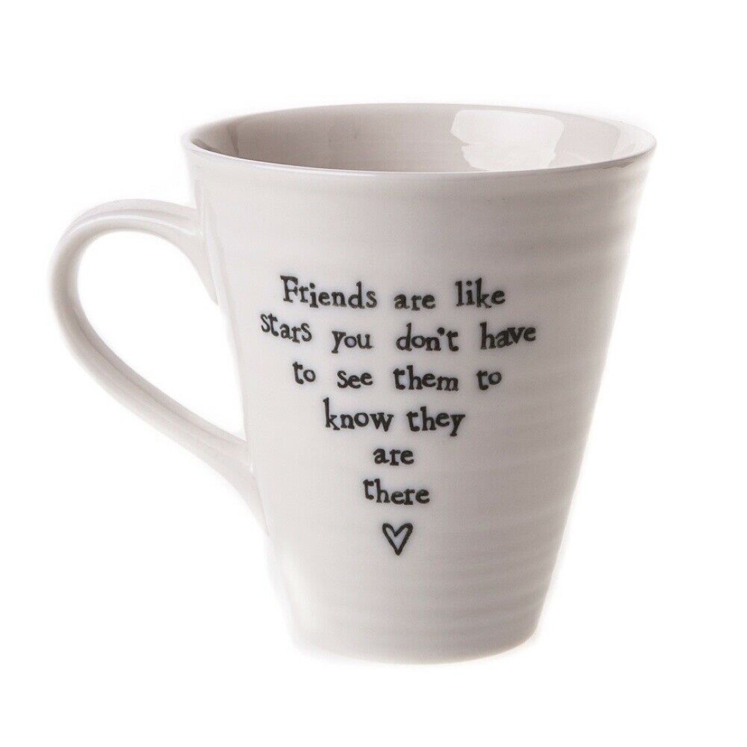 PORCELAIN MUG ''FRIENDS ARE STARS'' 14X11X10CM