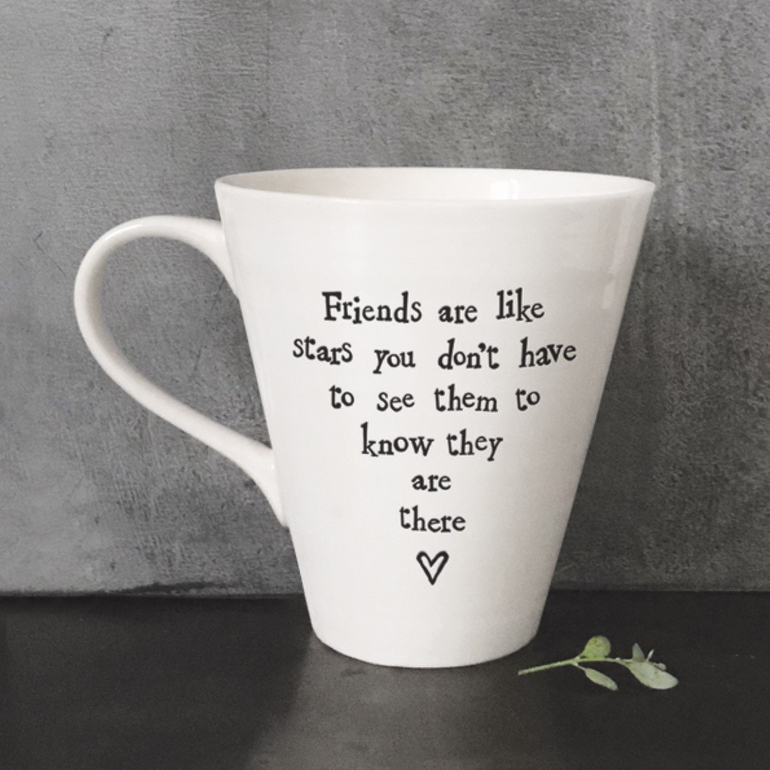 PORCELAIN MUG ''FRIENDS ARE STARS'' 14X11X10CM - Image 2