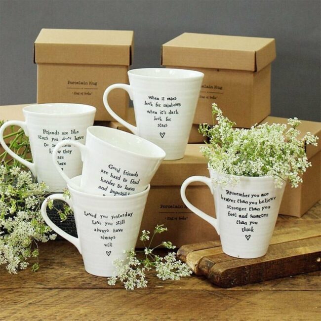 PORCELAIN MUG ''LOVED YOU YESTERDAY, STILL, ALWAYS'' 14X11X10CM - Image 4
