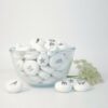 PORCELAIN PEBBLE - FLOWER/ENJOY LITTLE THINGS 3.9X4X1.8CM - Image 3
