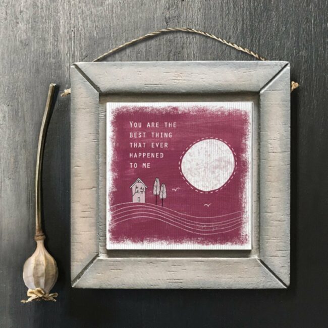 SQUARE TWIG PICTURE-YOU ARE THE BEST THING 10X10X1.5CM - Image 3