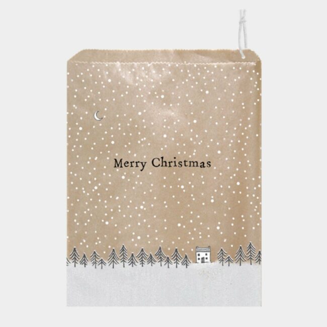 STRUNG BAGS SNOWY TREES 20.4X27.1X3CM 50PCS
