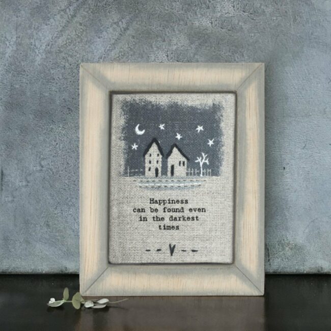 EMBROIDERED BOX FRAME 'DARKEST TIMES' 9.5X12.5X2CM - Image 2