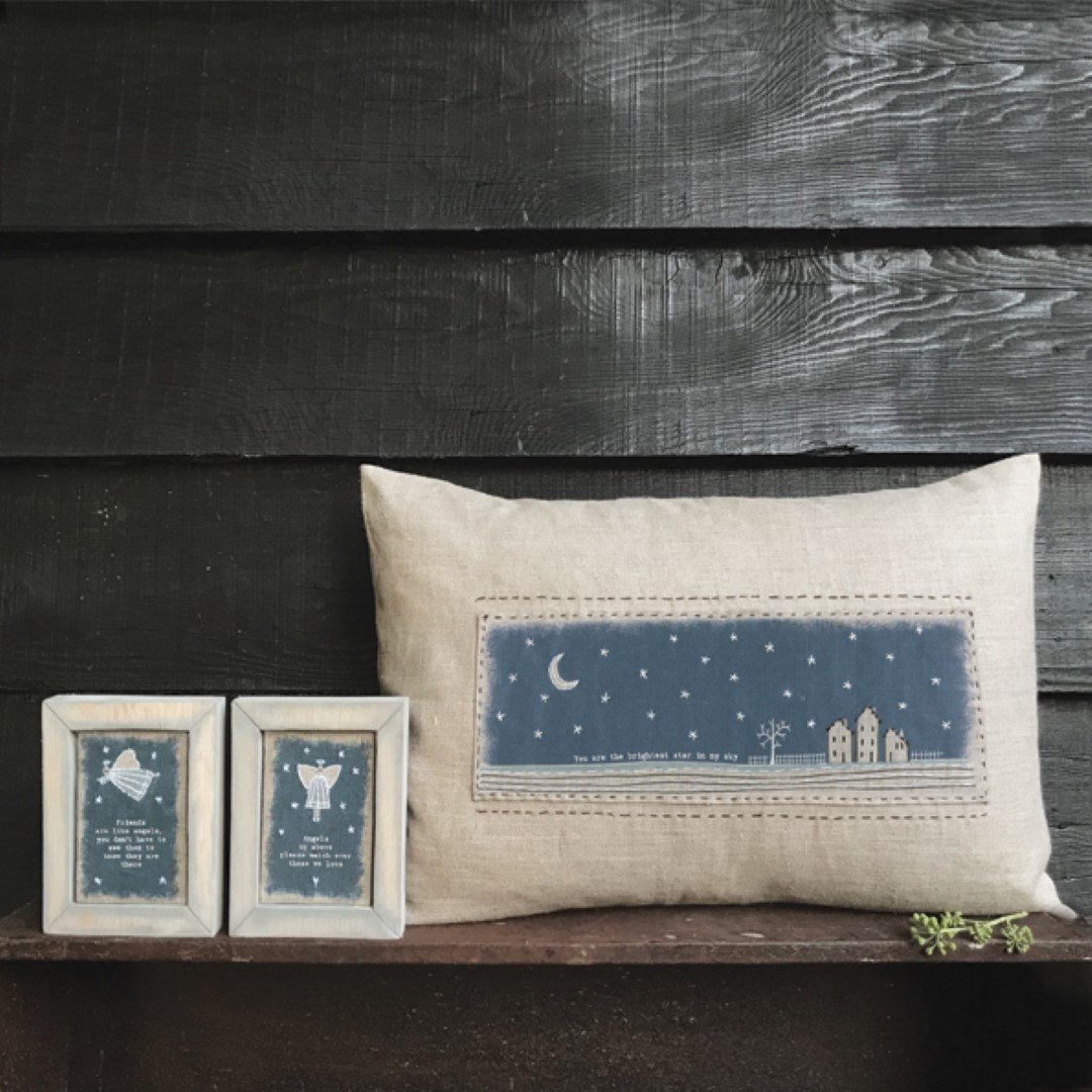 EMBROIDERED BOX FRAME - FRIENDS LIKE ANGELS 9.5X12.5X2CM - Image 4