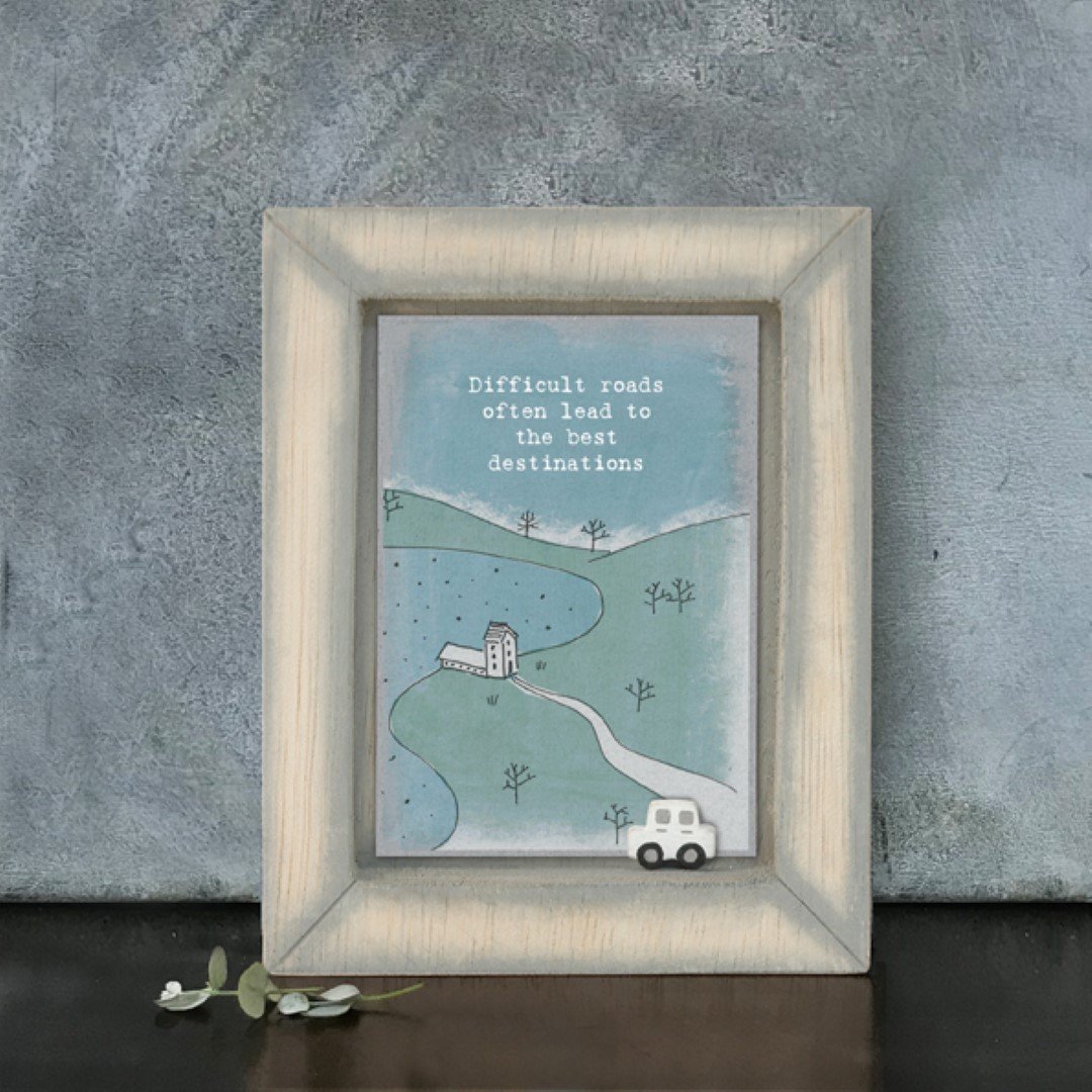 BOX FRAME DIFFICULT ROADS 10X12.5X2CM - Image 2