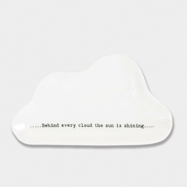 WOBBLY CLOUD DISH - BEHIND EVERY CLOUD 7X12.7X1.5CM